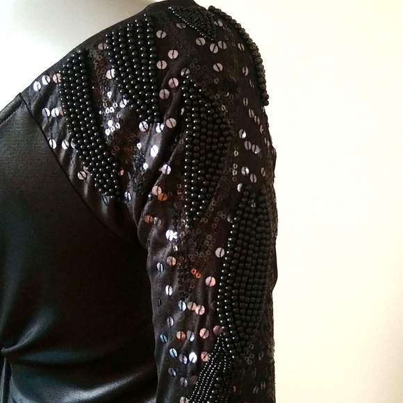 Bedo One Sequins Armed Dress - Picture 3 of 3